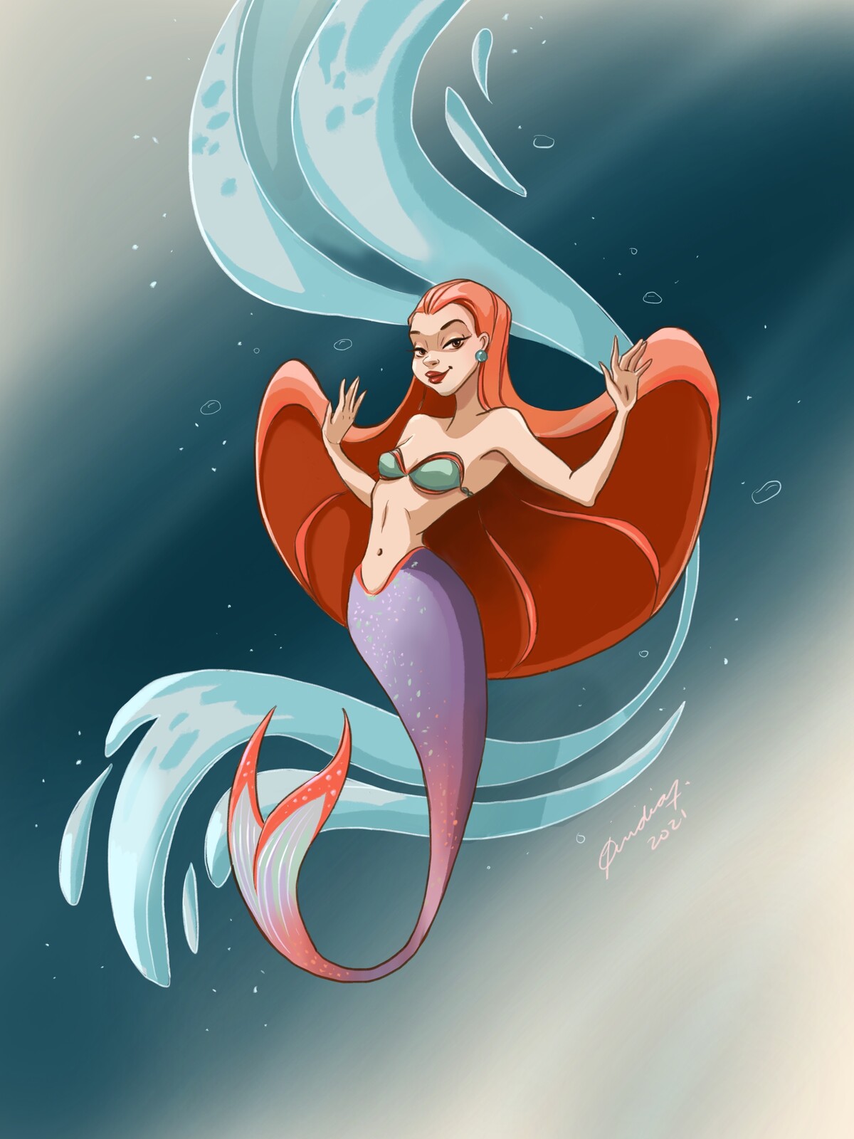 Mermaids: character design/ exploration