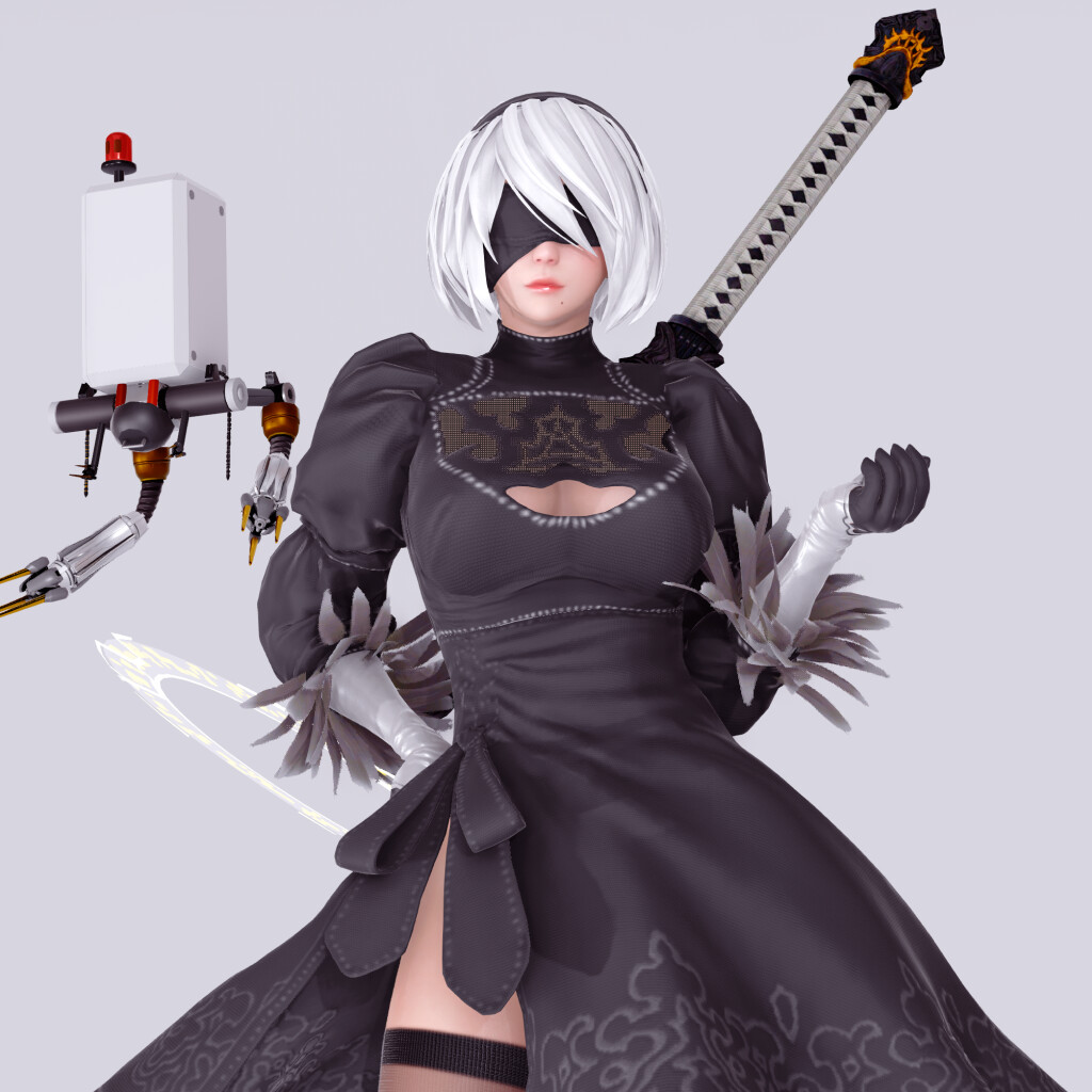 ArtStation - YoRHa 2B - NieR:Automata