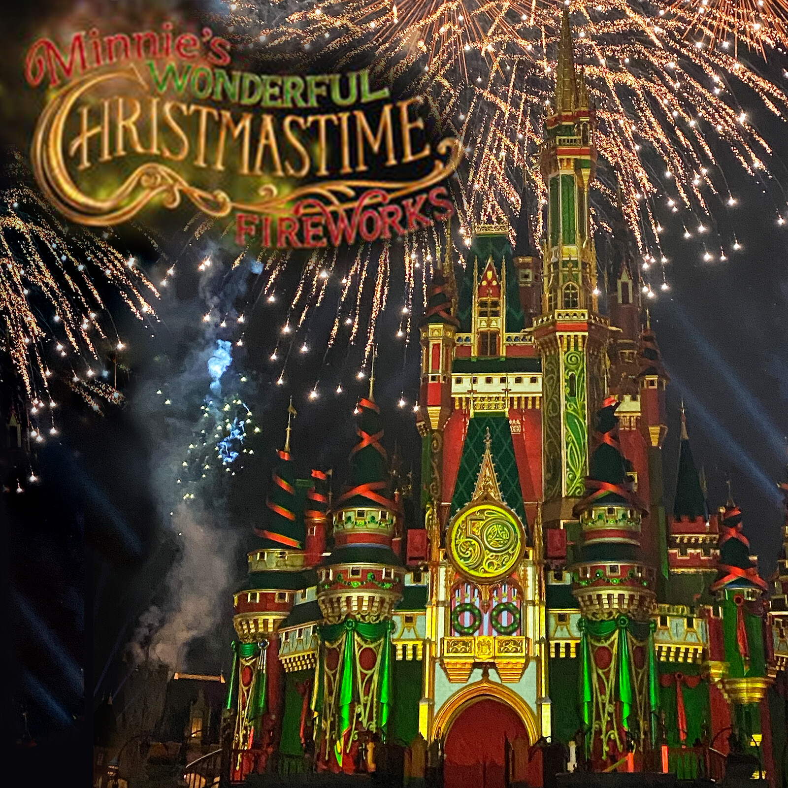 Minnie's Wonderful Christmastime Fireworks 2021 Remount