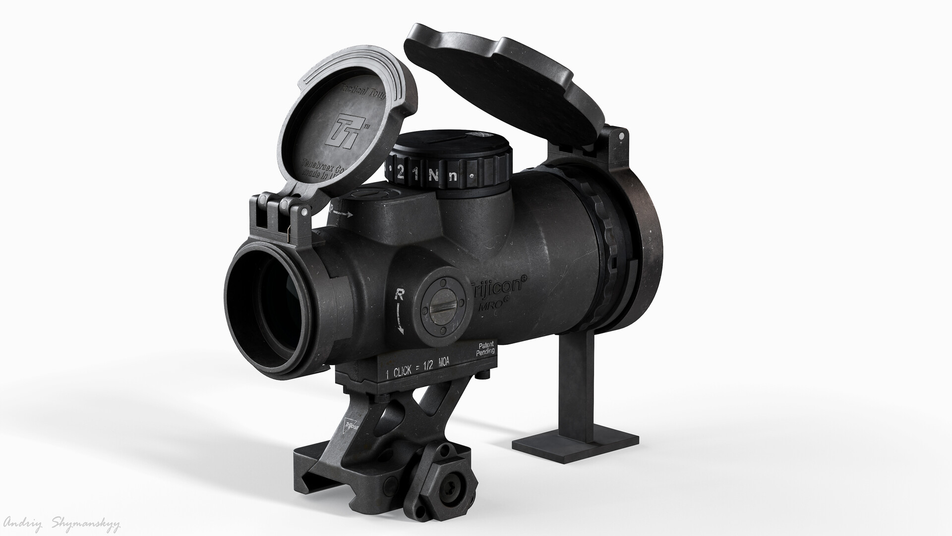 ArtStation Rifle Optic Trijicon MRO HD + Tenebraex protective cover