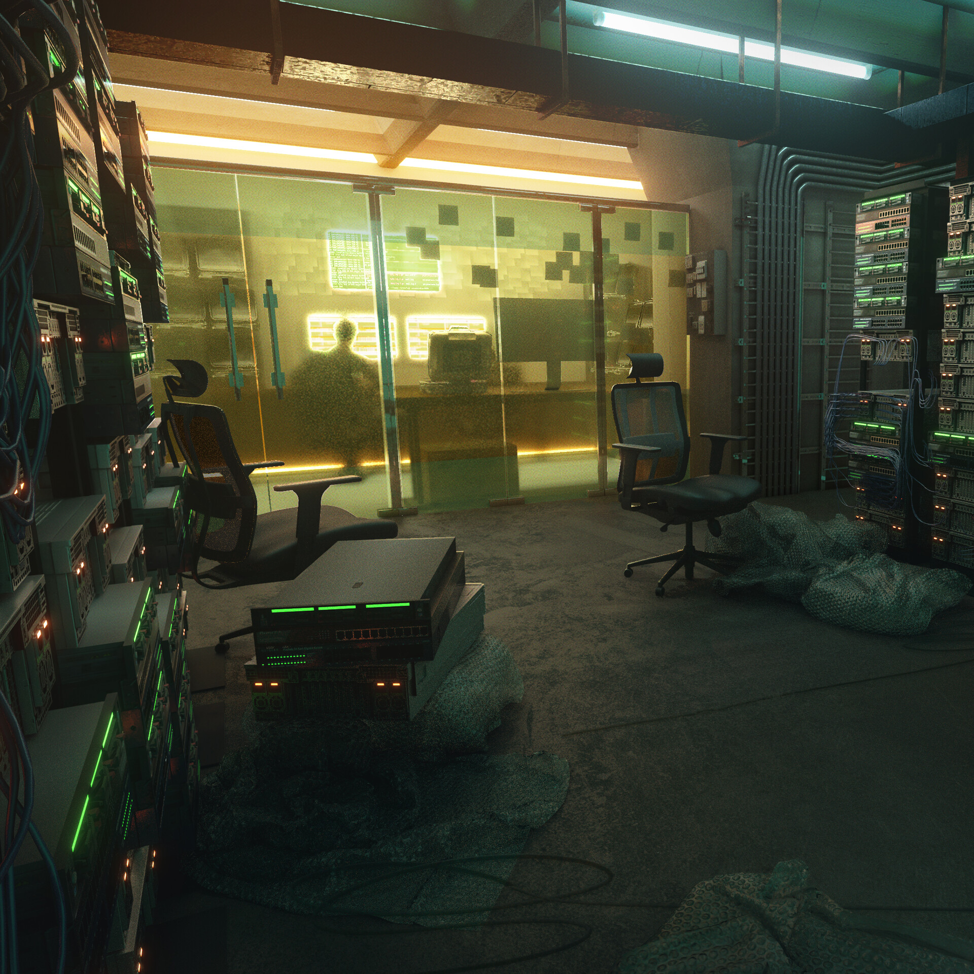 ArtStation The server room