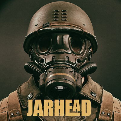 jarhead gas mask football clipart