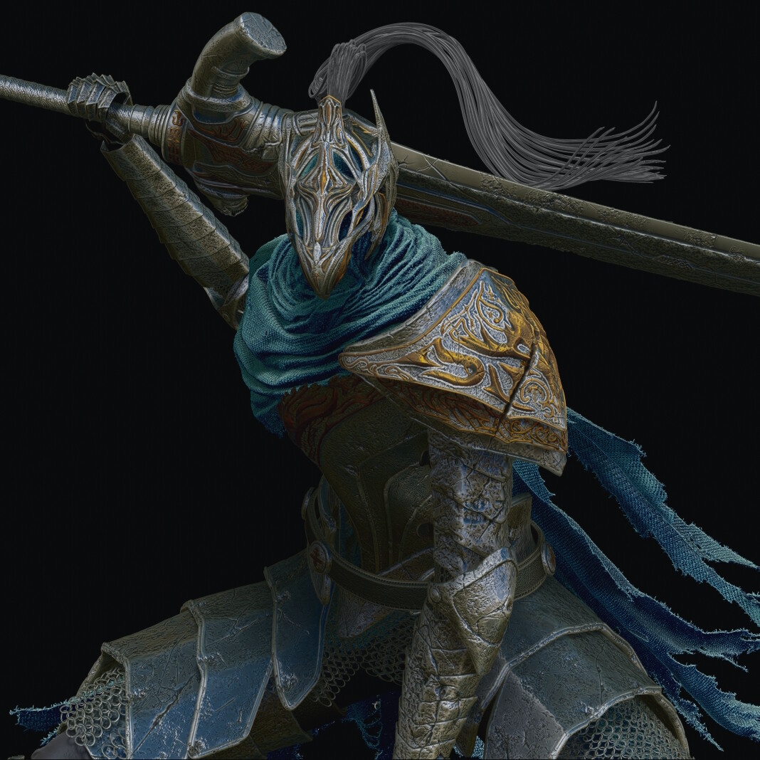 ArtStation Artorias The Abysswalker Fanart Of Darksouls   Ryo Tanino Ryo Tanino Bpr Square 016 