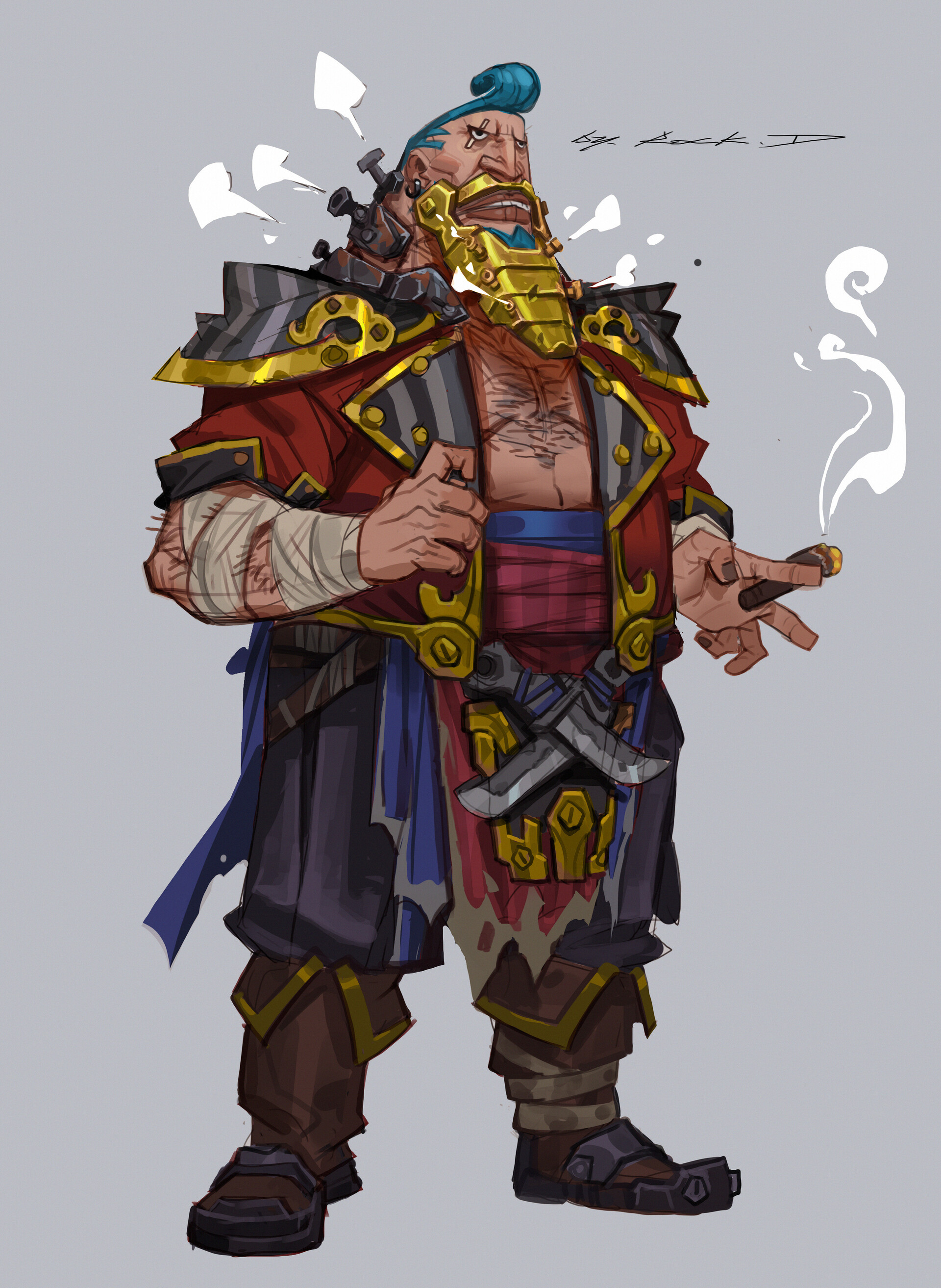 ArtStation Captain Golden Beard