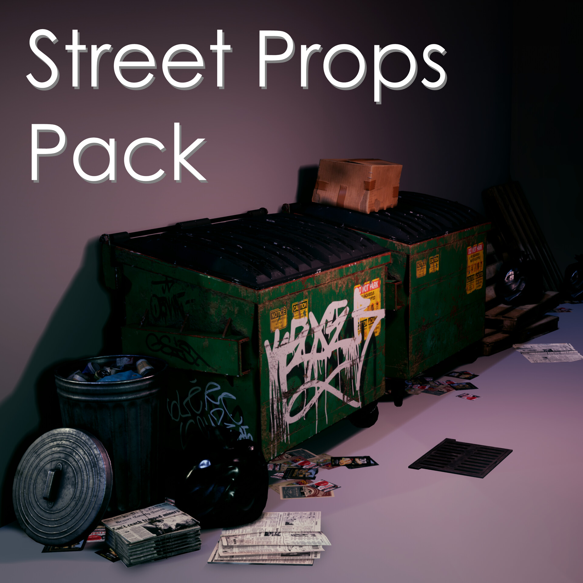 ArtStation - Street Props Pack