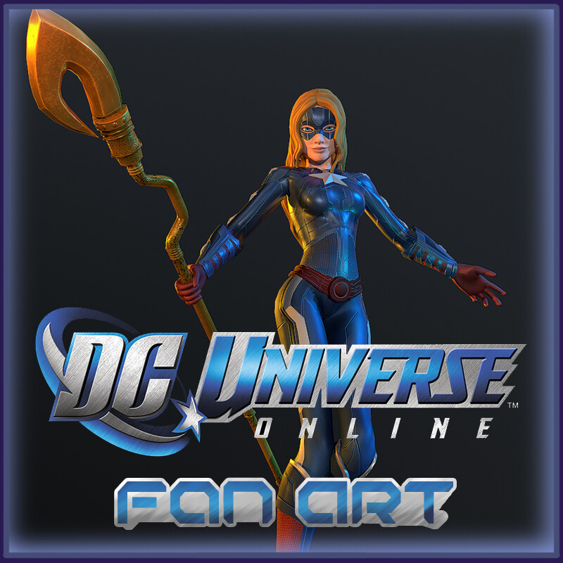 ArtStation Stargirl Game Ready DC Universe Online Inspired