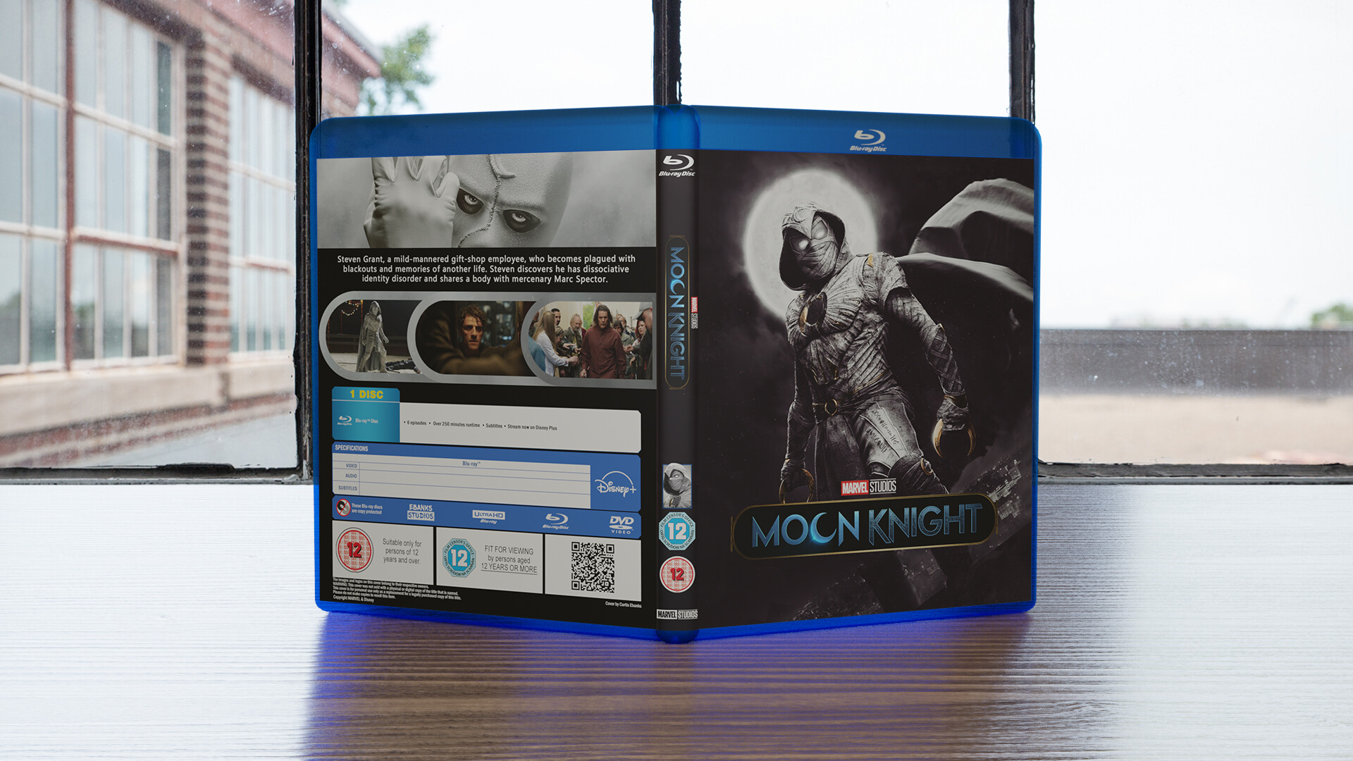 ArtStation - Moon Knight Custom Blu-ray Cover