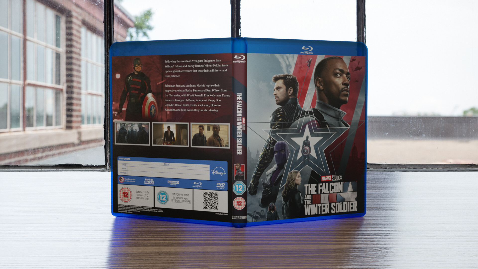 ArtStation - The Falcon and the Winter Soldier Custom Blu-ray / DVD ...