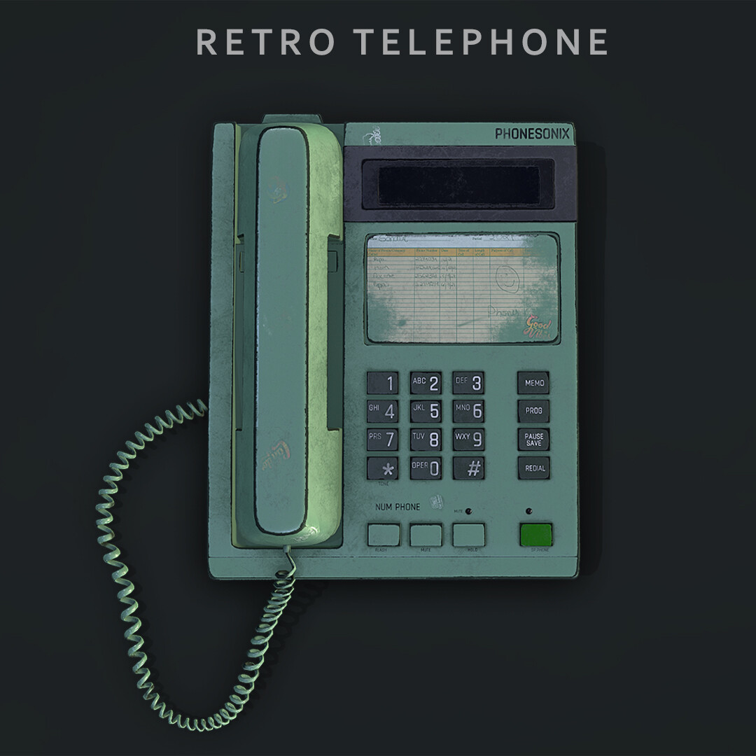 ArtStation - Retro Telephone