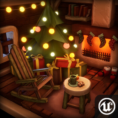 Artstation - Christmas Diorama