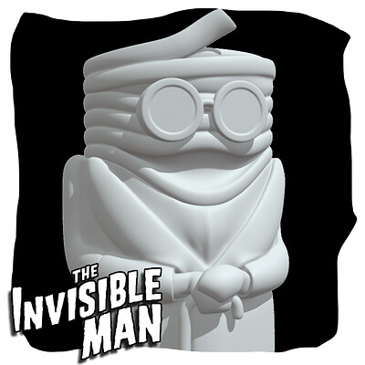 Invisible Man Shot Glass Concept Model