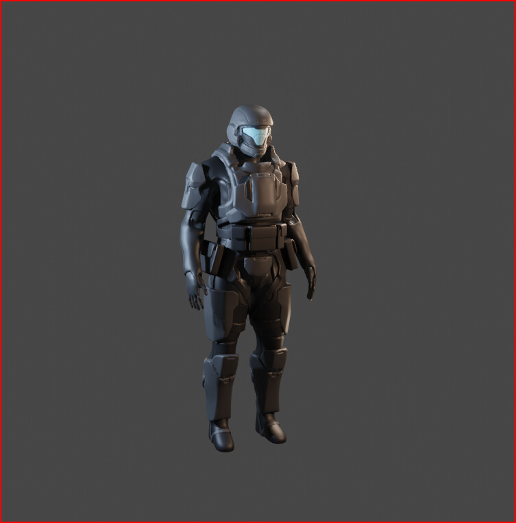 ArtStation - Custom Halo ODST - Work In Progress