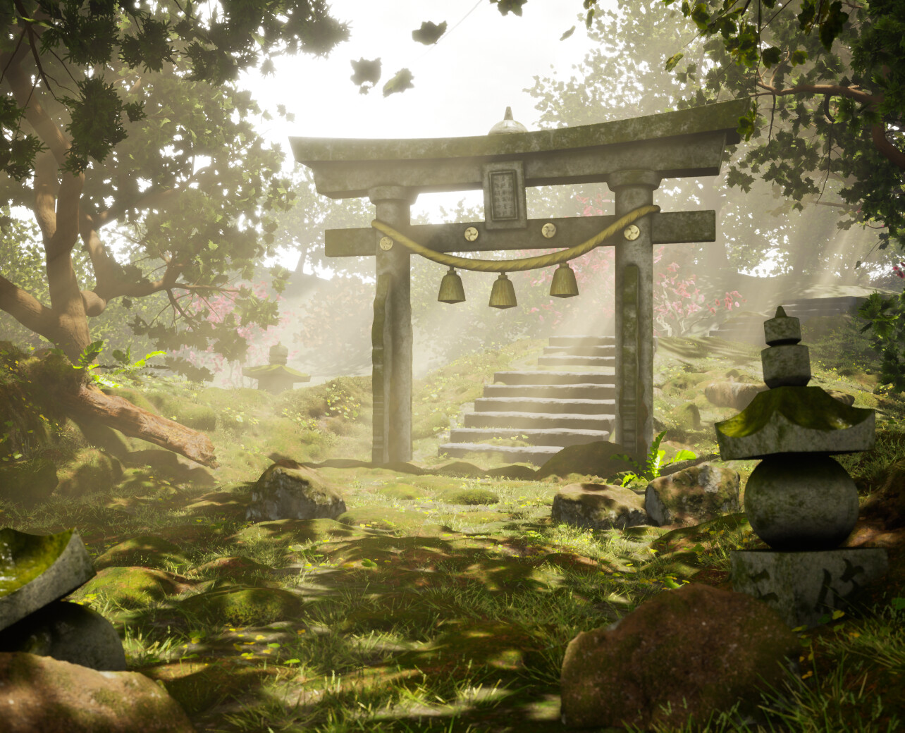 ArtStation - Japanese Forest