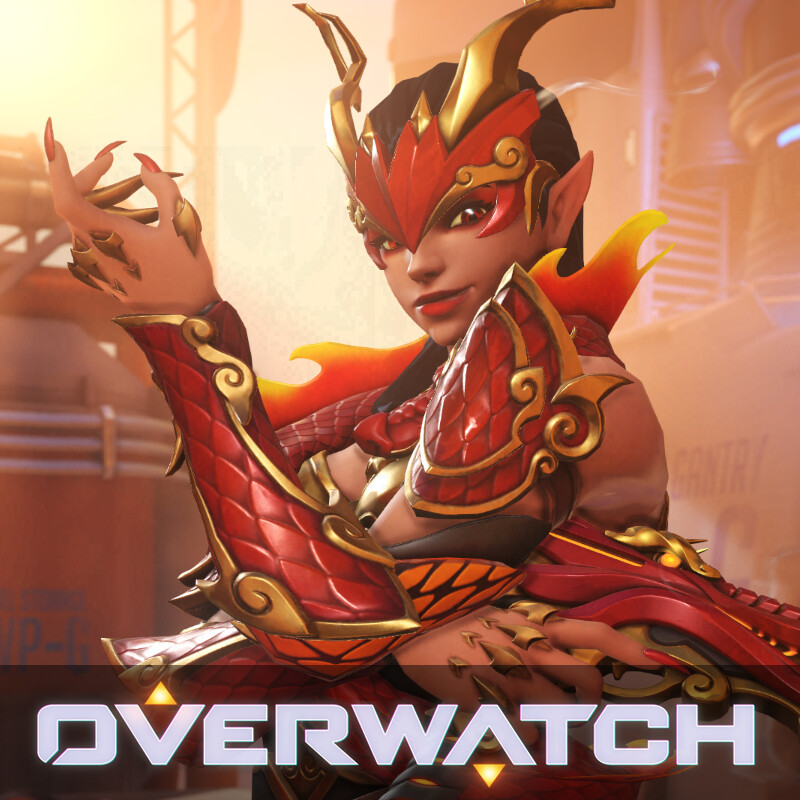 ArtStation Sombra OVERWATCH skin