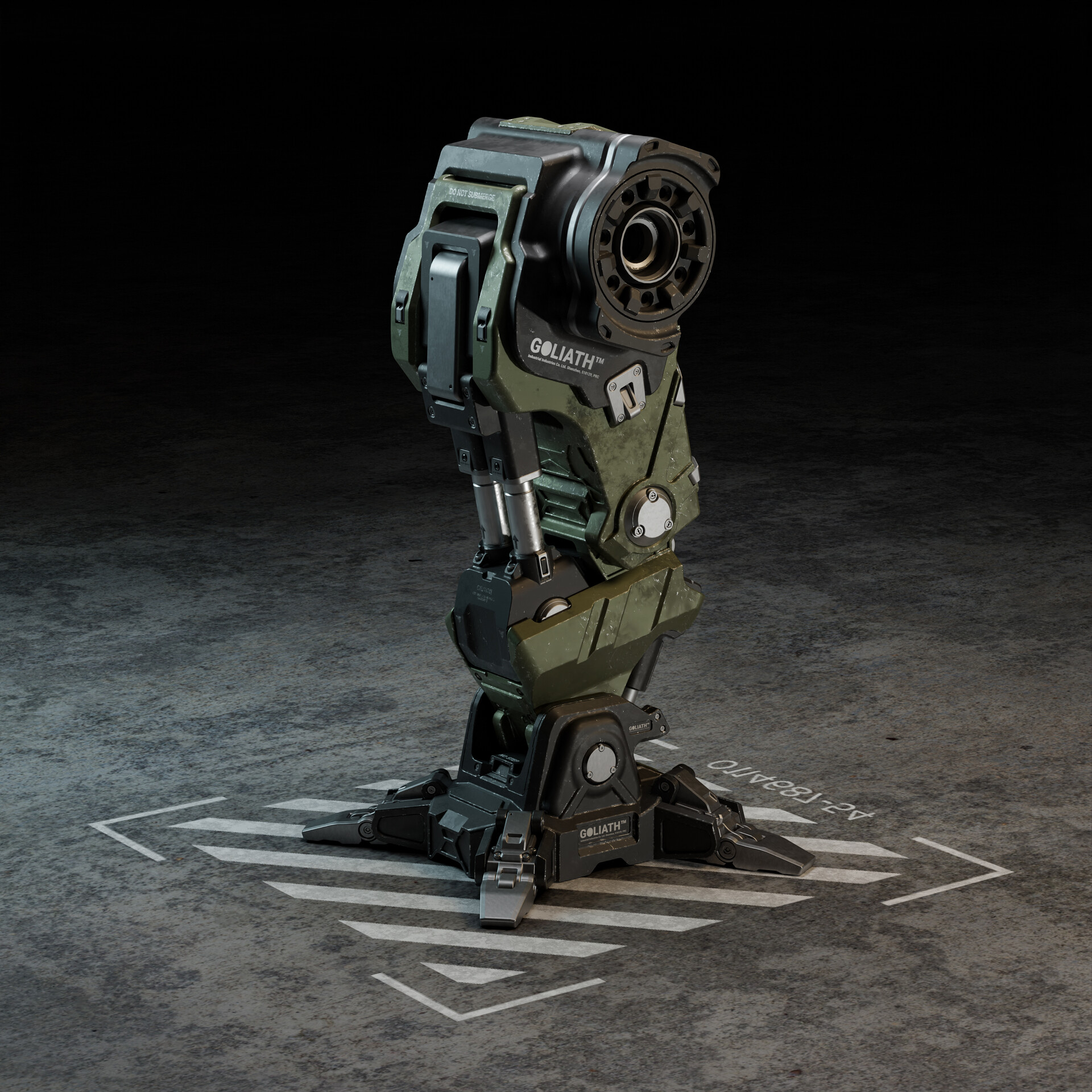 ArtStation Goliath Industries Leg Unit