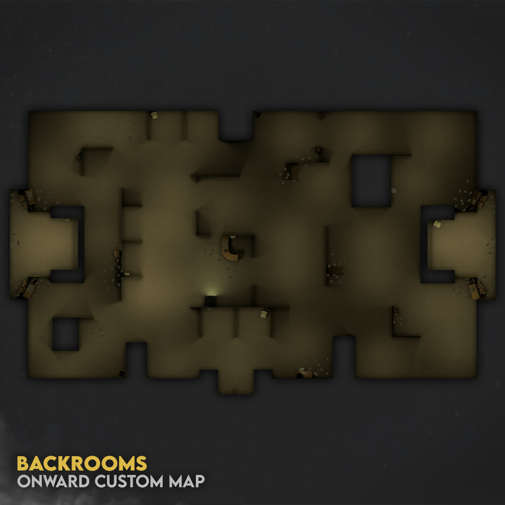Карта the backrooms