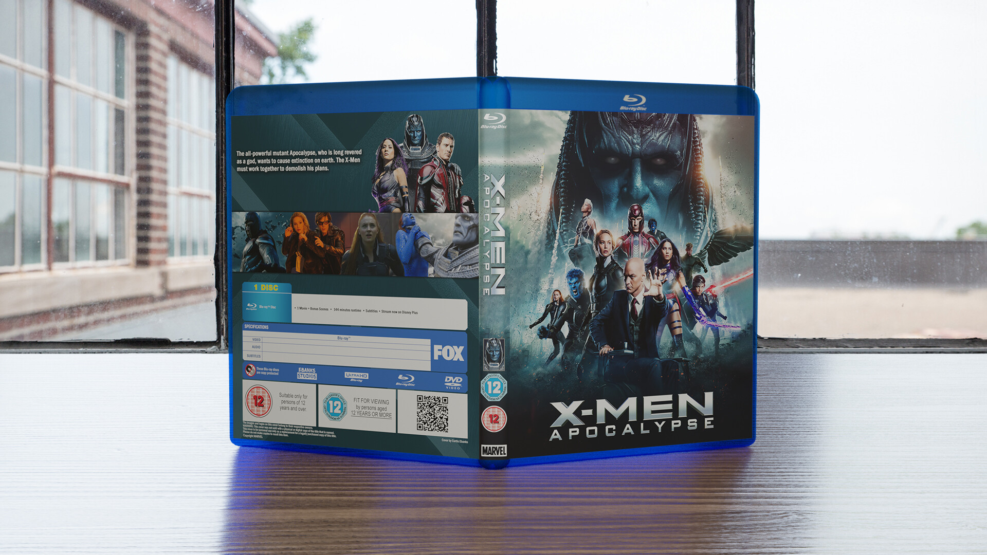 ArtStation - X-Men Apocalypse Custom Blu-ray Cover