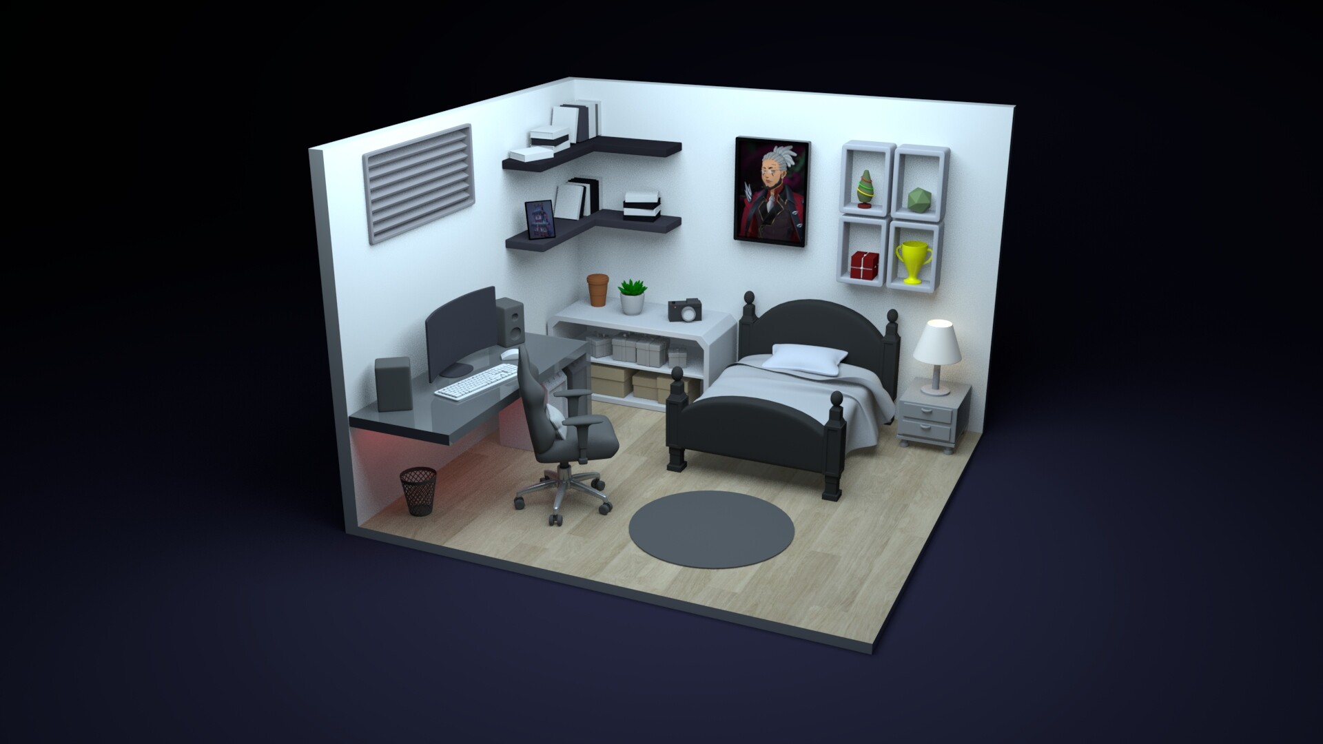 ArtStation - Isometric room