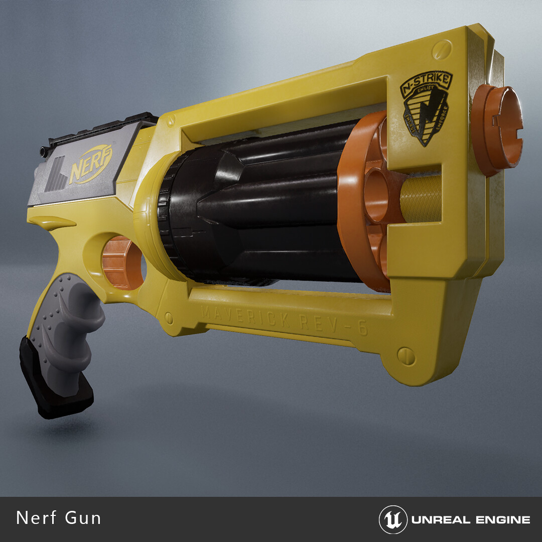 ArtStation - Nerf Gun