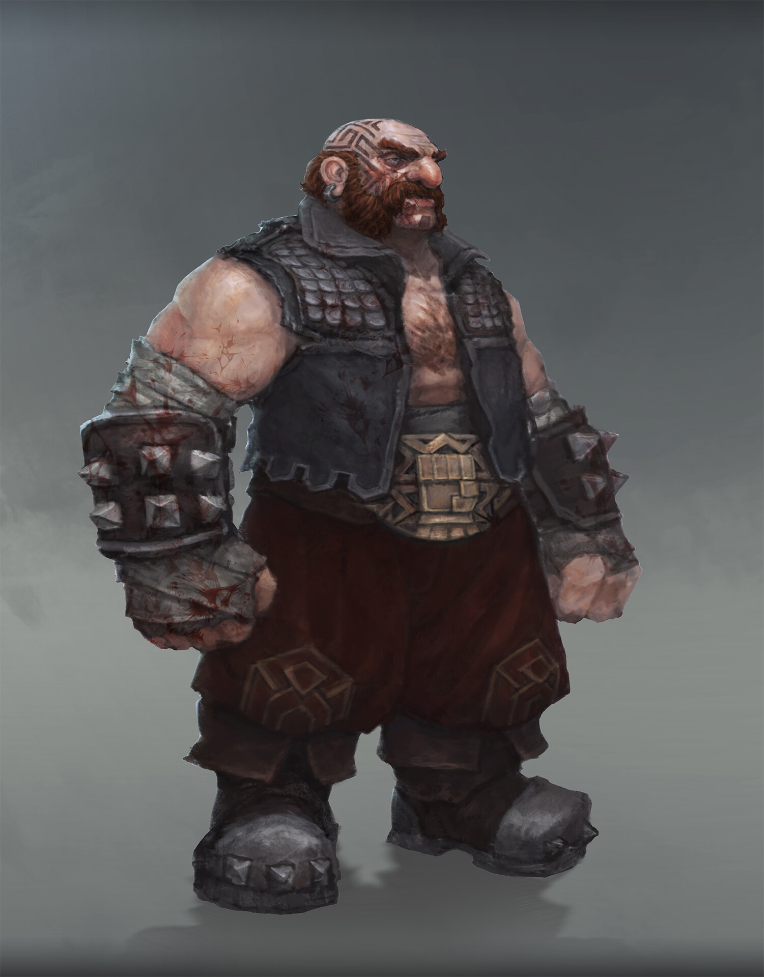 ArtStation - Dwarf Brawler