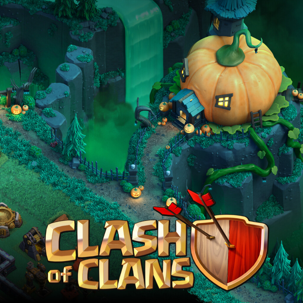 ArtStation Clash of Clans Halloween