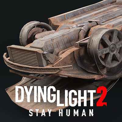 ArtStation - Dying Light 2 - Burned Car