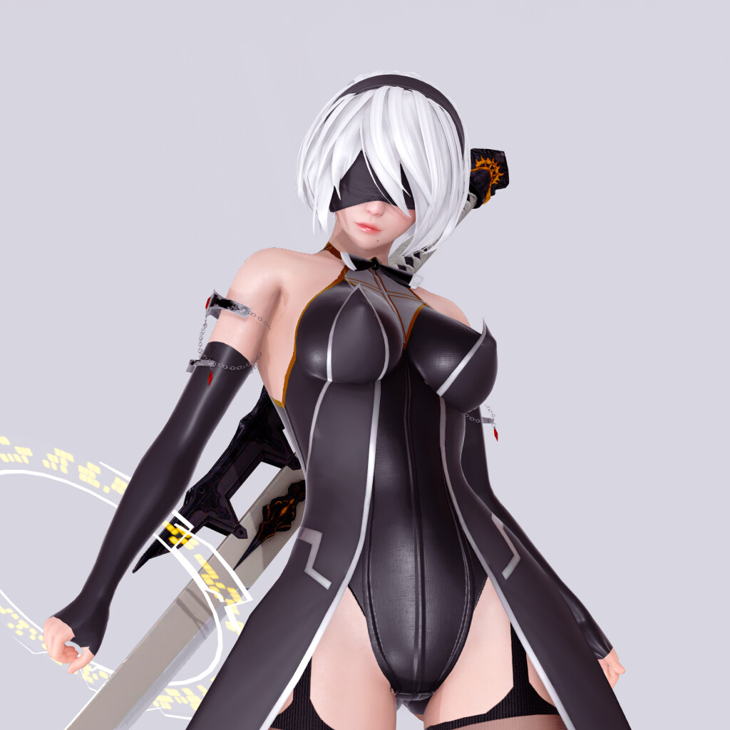 2B Bunny Girl - NieR Art