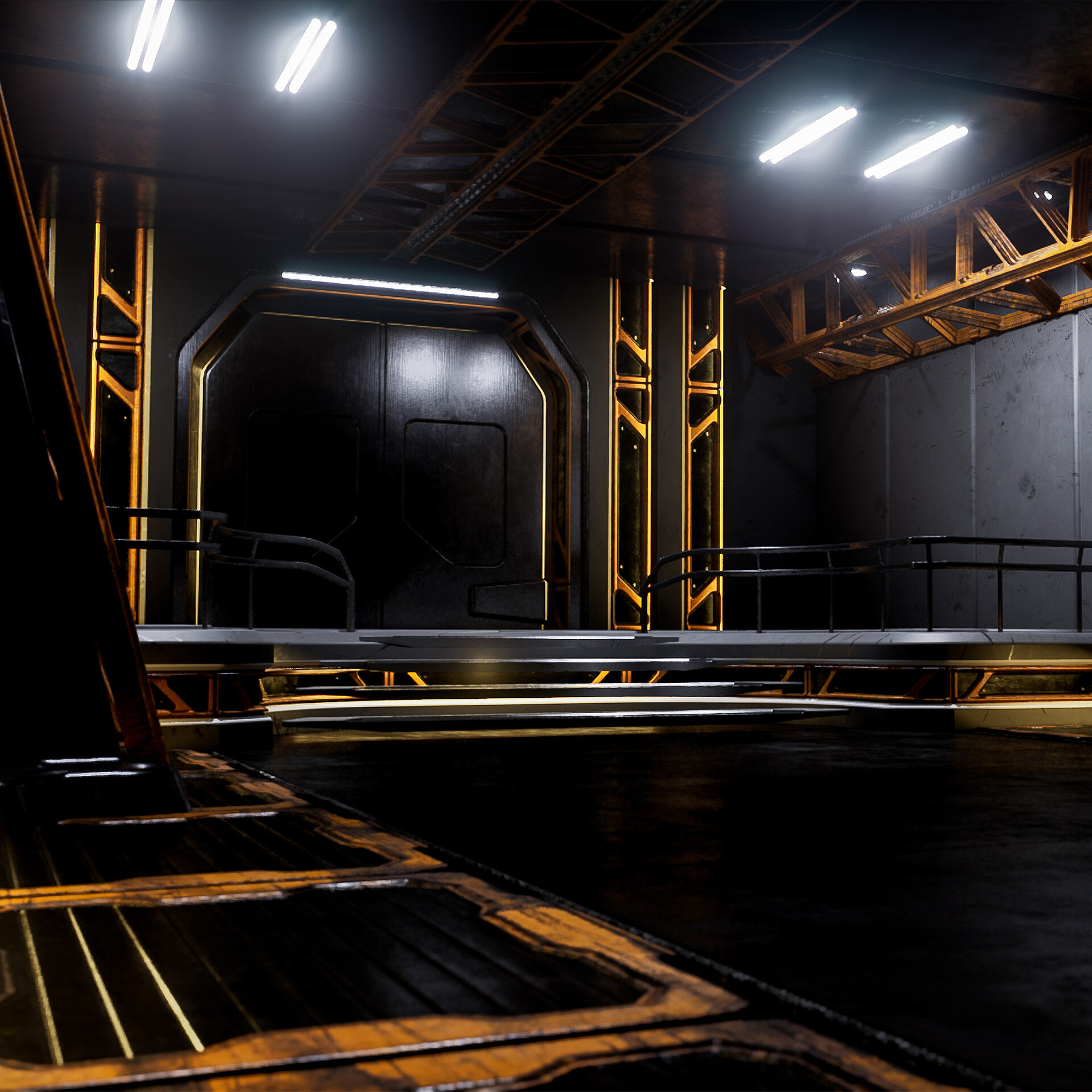 ArtStation - Sci-Fi Corridor Environment