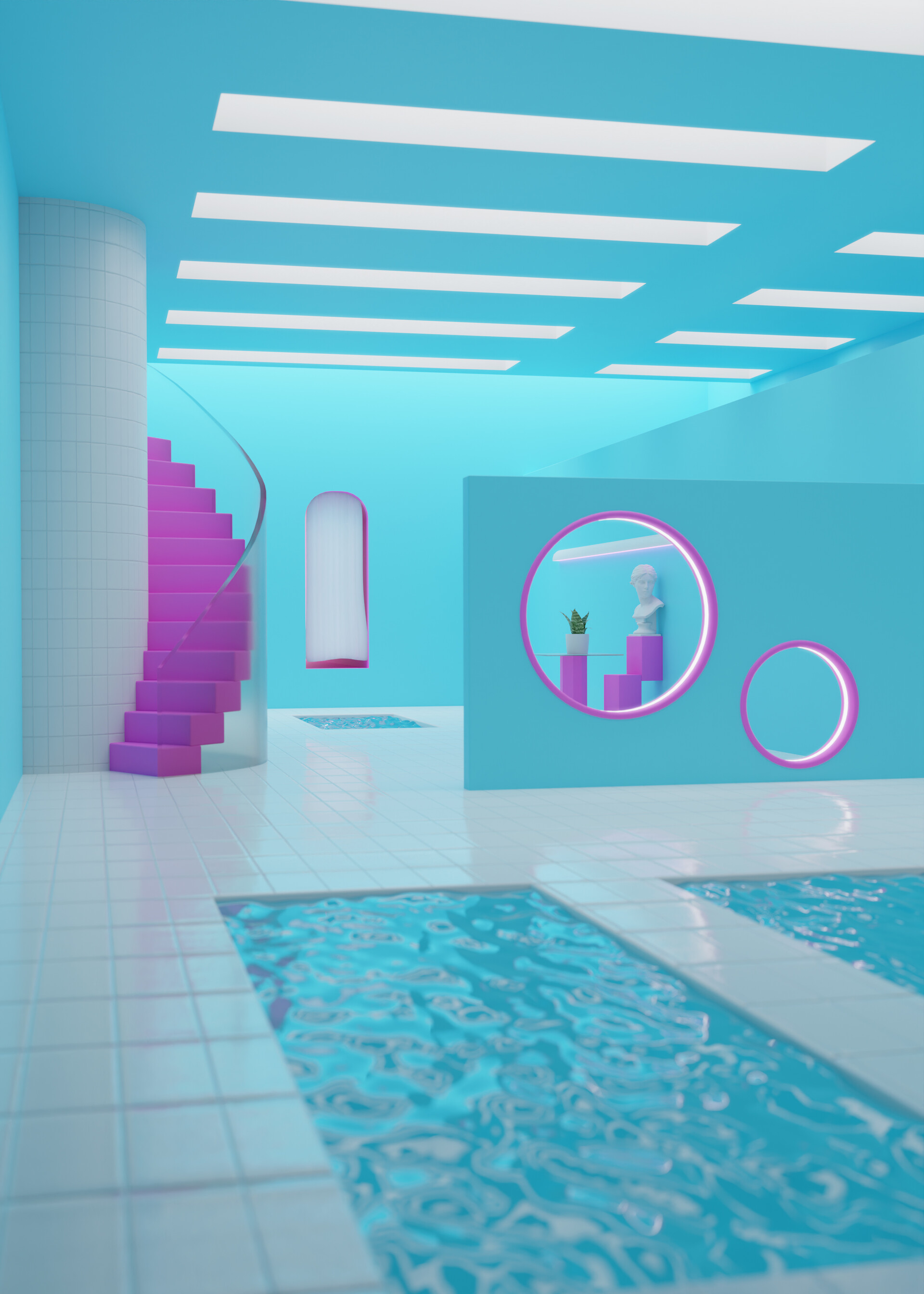 ArtStation - Aesthetics Swimming Pool