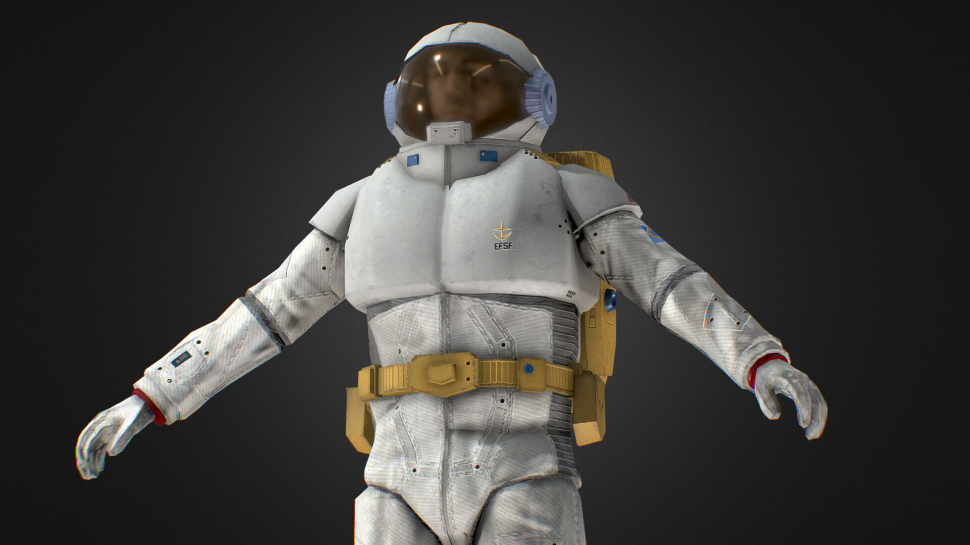 ArtStation Heavy Normal suit Spacesuit From Gundam UC 0079