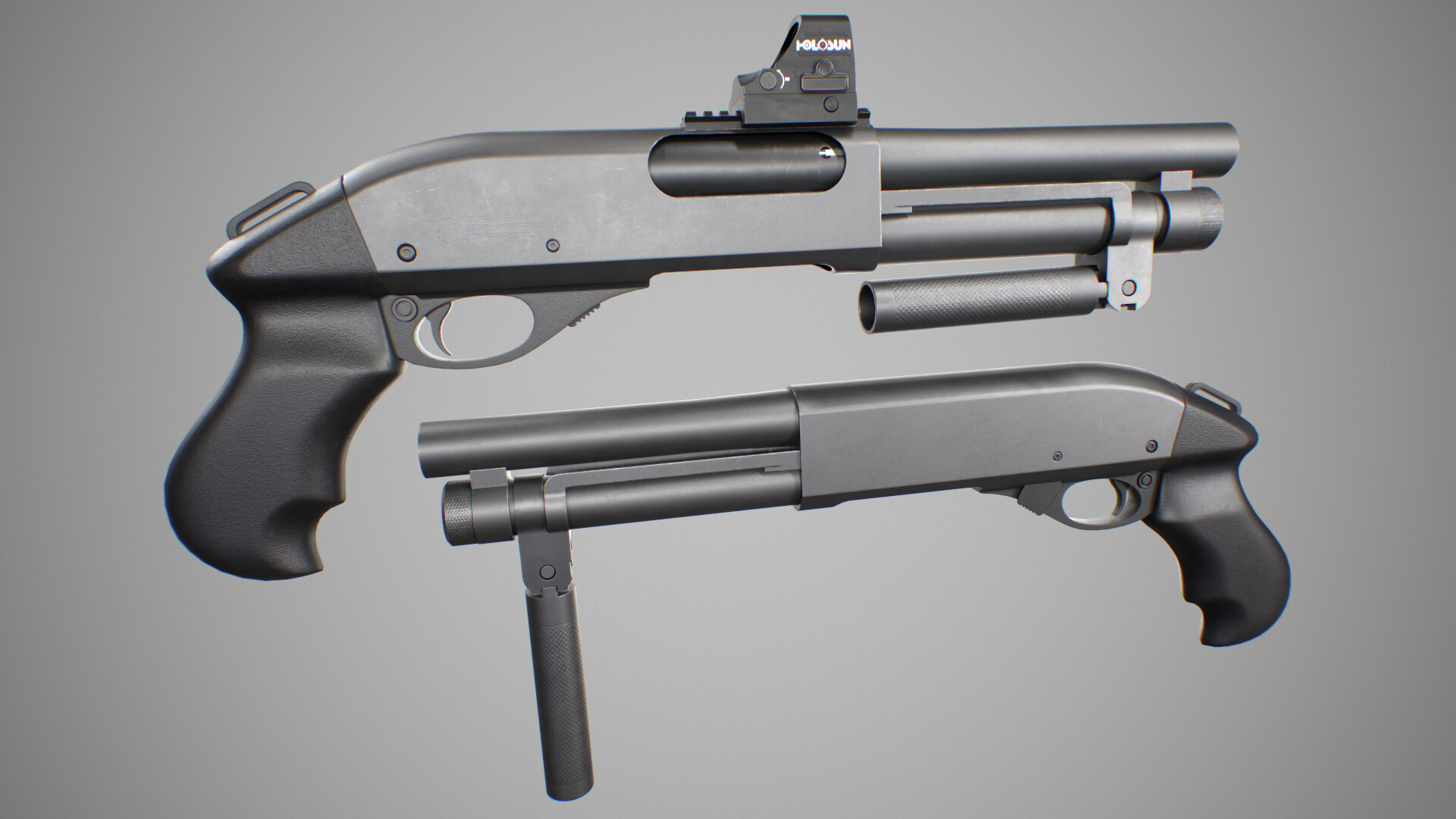 ArtStation - Serbu Super Shorty (Remington 870)