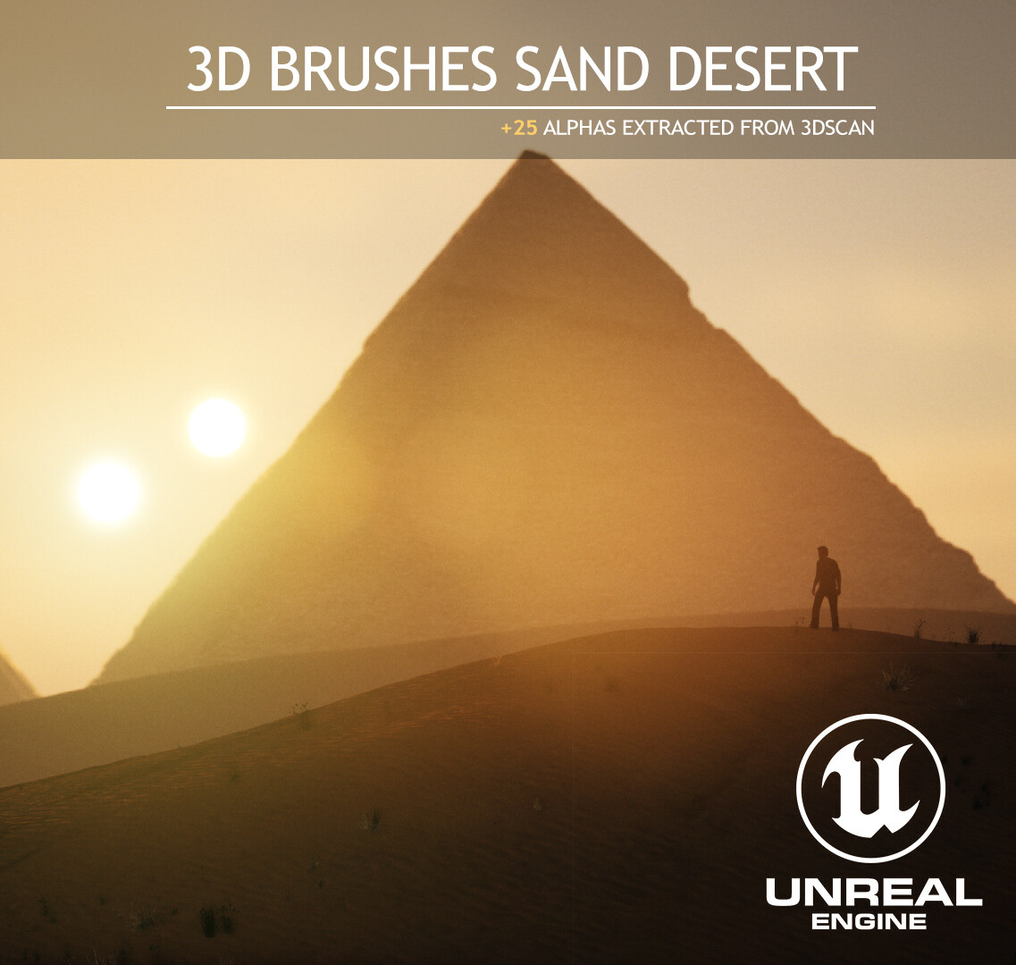 3d brush Sand Desert Unreal Engine update