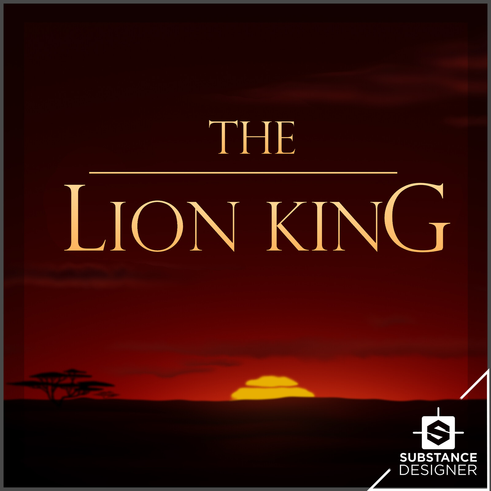 Lion King with Substance designer