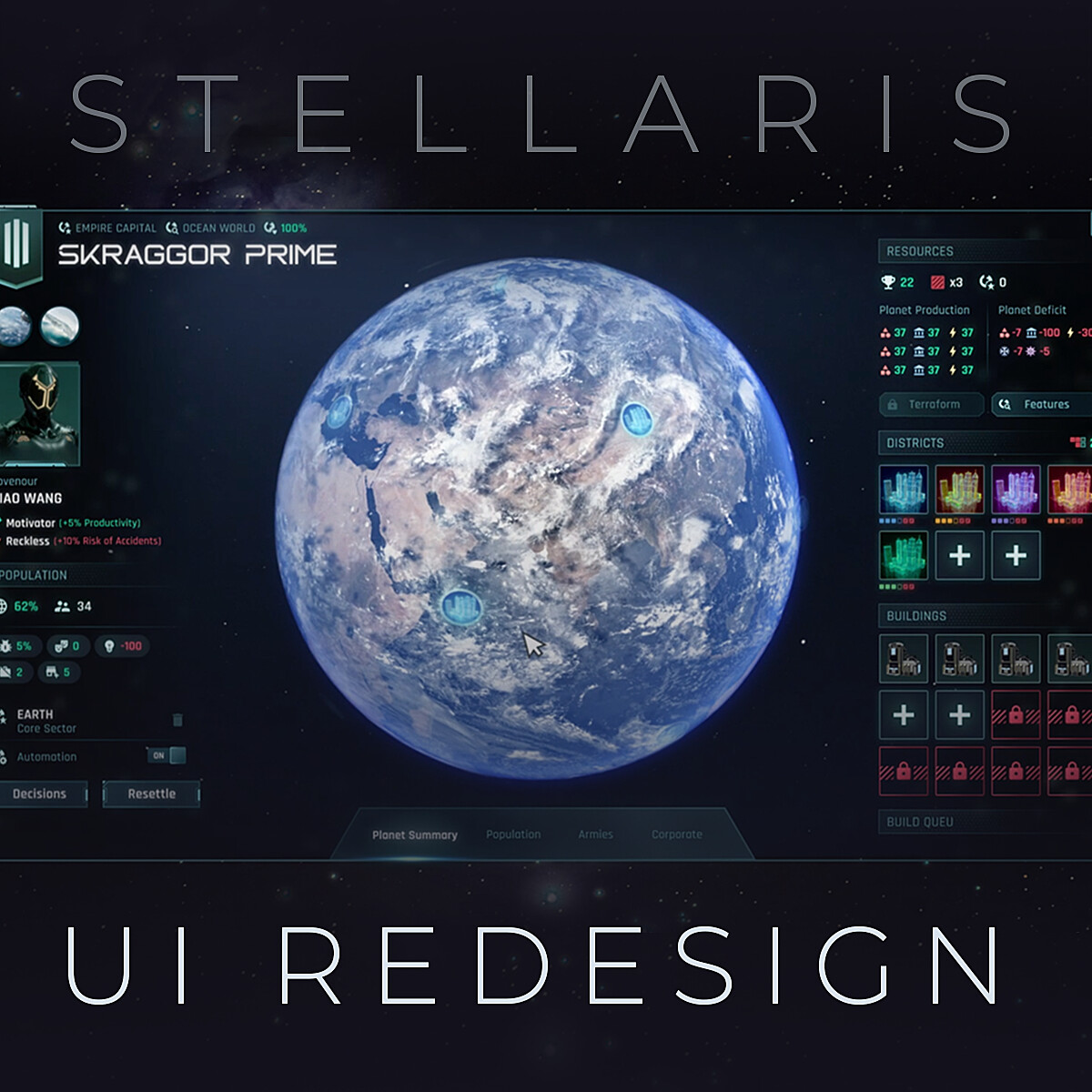 Stellaris, Interface In Game