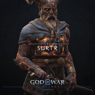 ArtStation - Thor from God of War personal project, thor god of war ragnarok  tattoos 