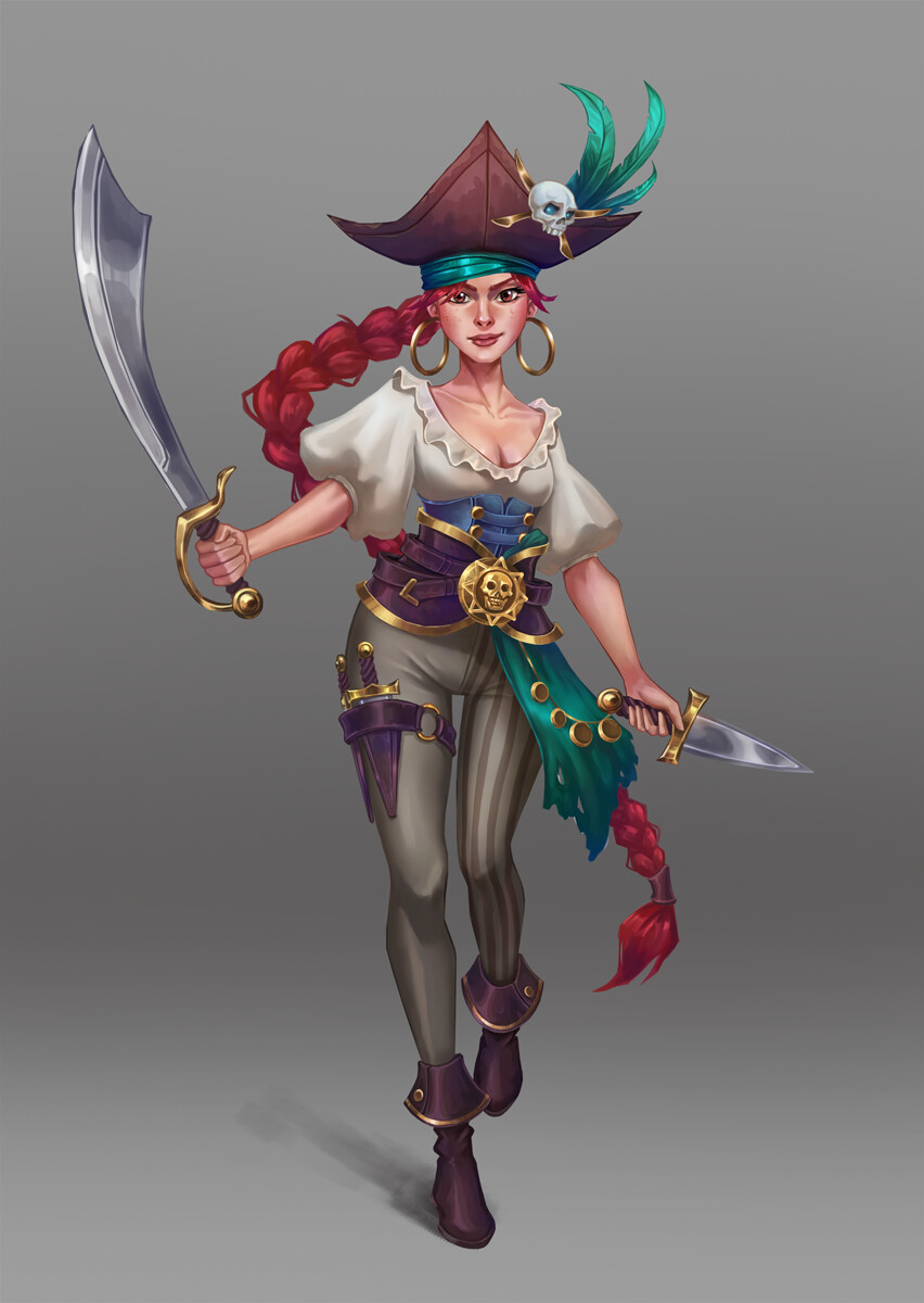 ArtStation - Pirate girl