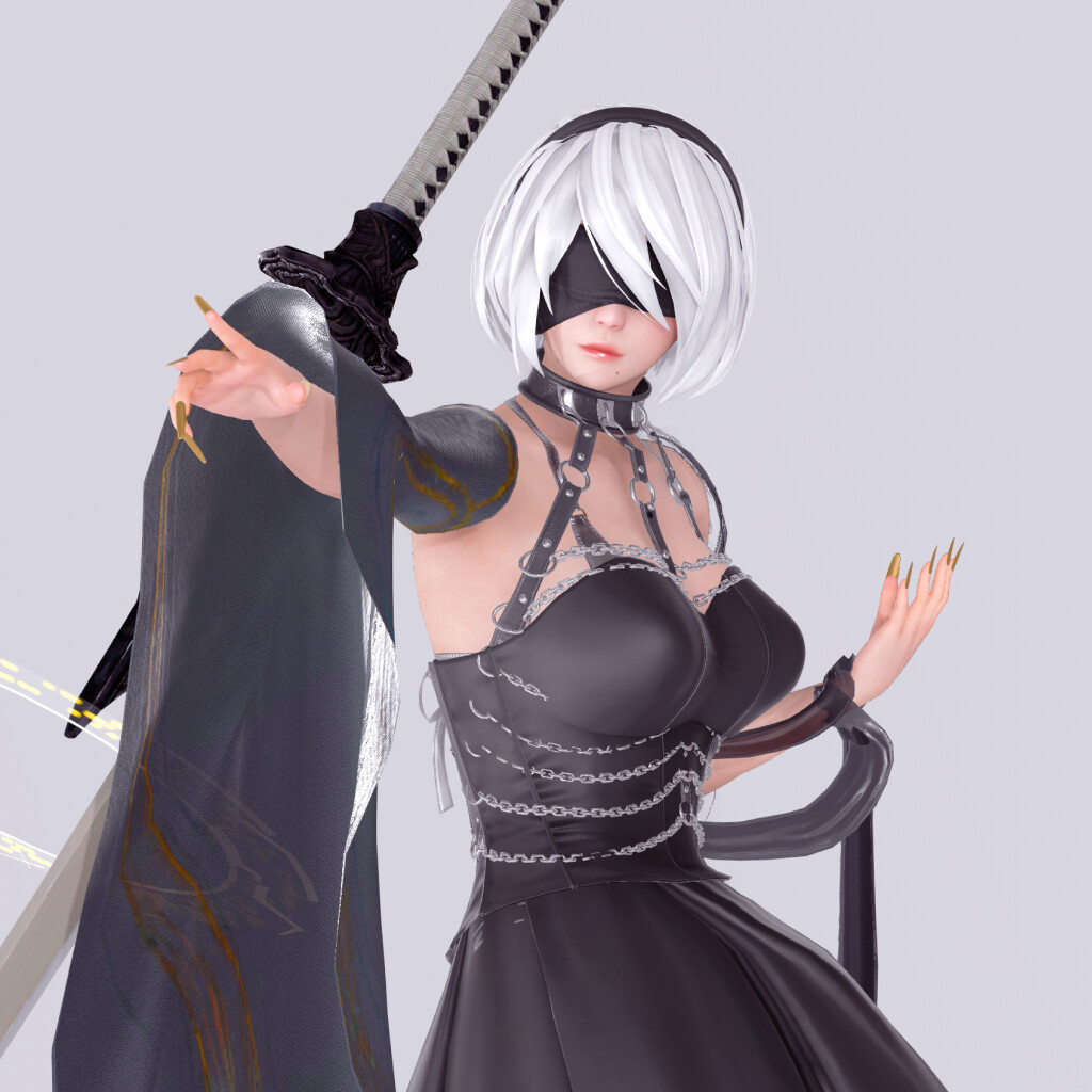 ArtStation YoRHa 2B NieR Automata   Bao Bao 9 0 