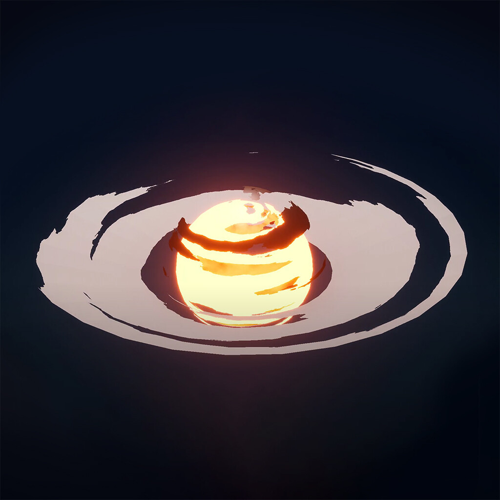 ArtStation - Fire ball explosion