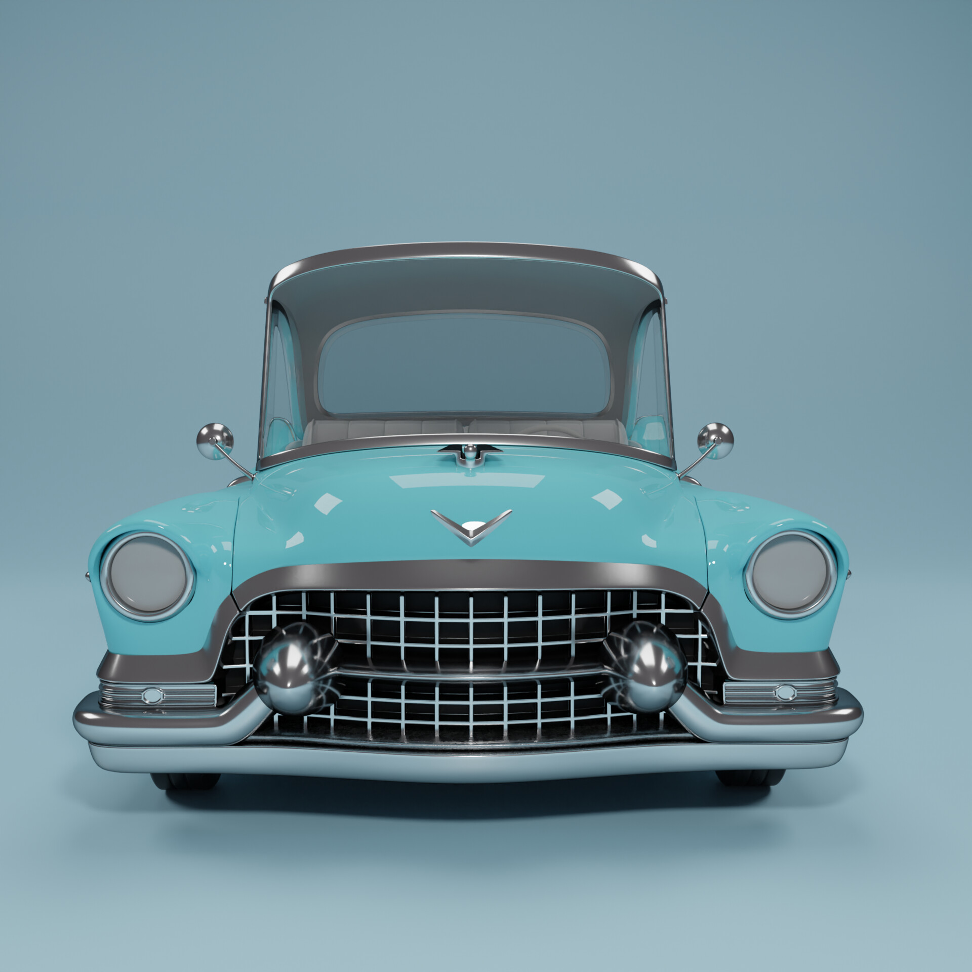 ArtStation - 1955 Cadillac Fleetwoot Stylized