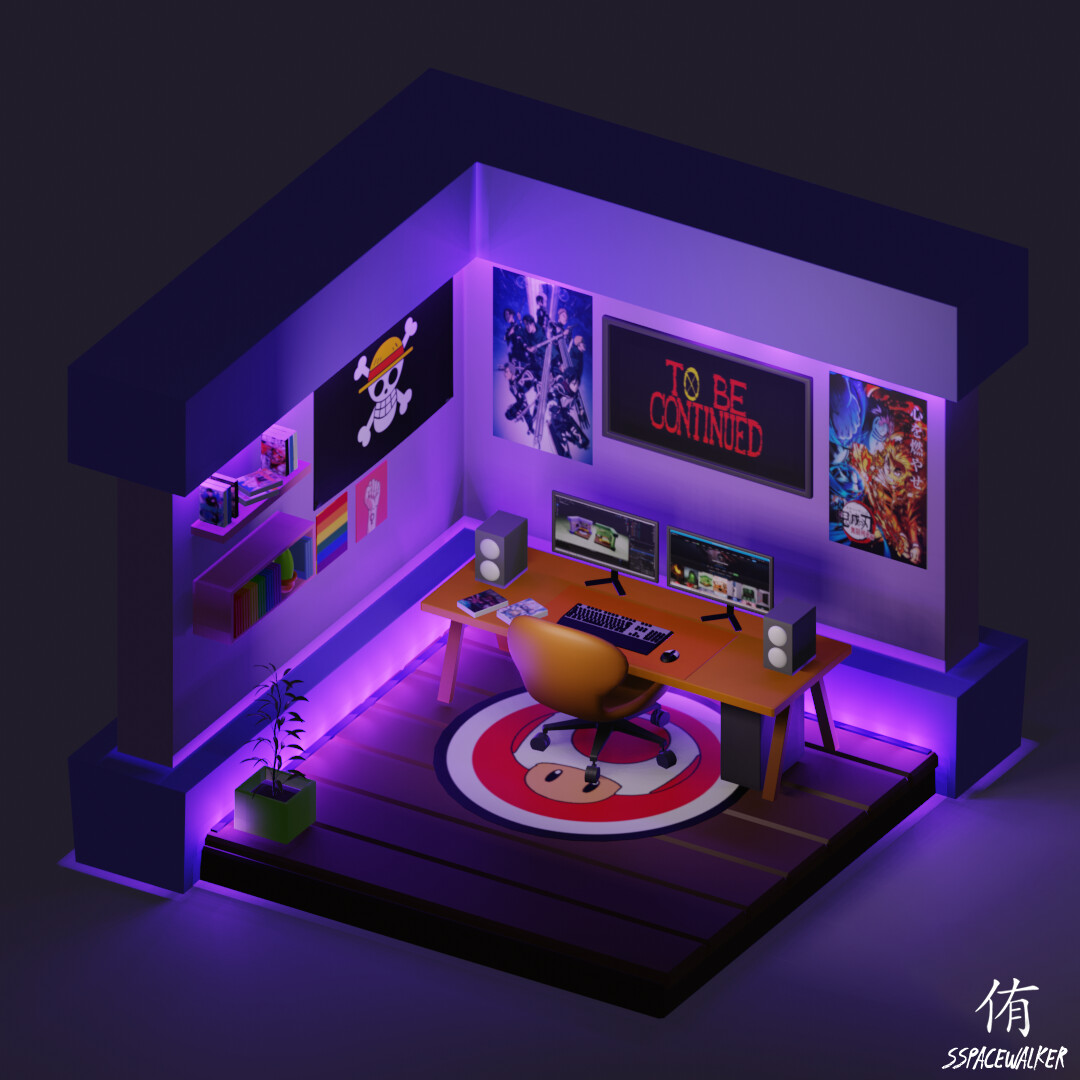 ArtStation - Soft Gaming Room