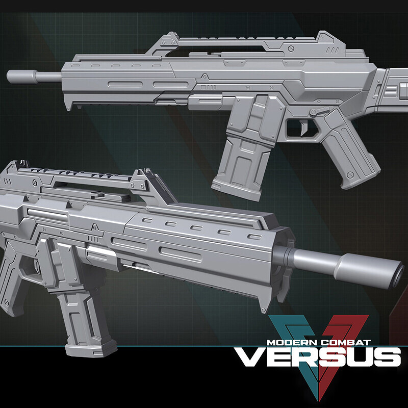 ArtStation - Modern Combat Versus - Weapons