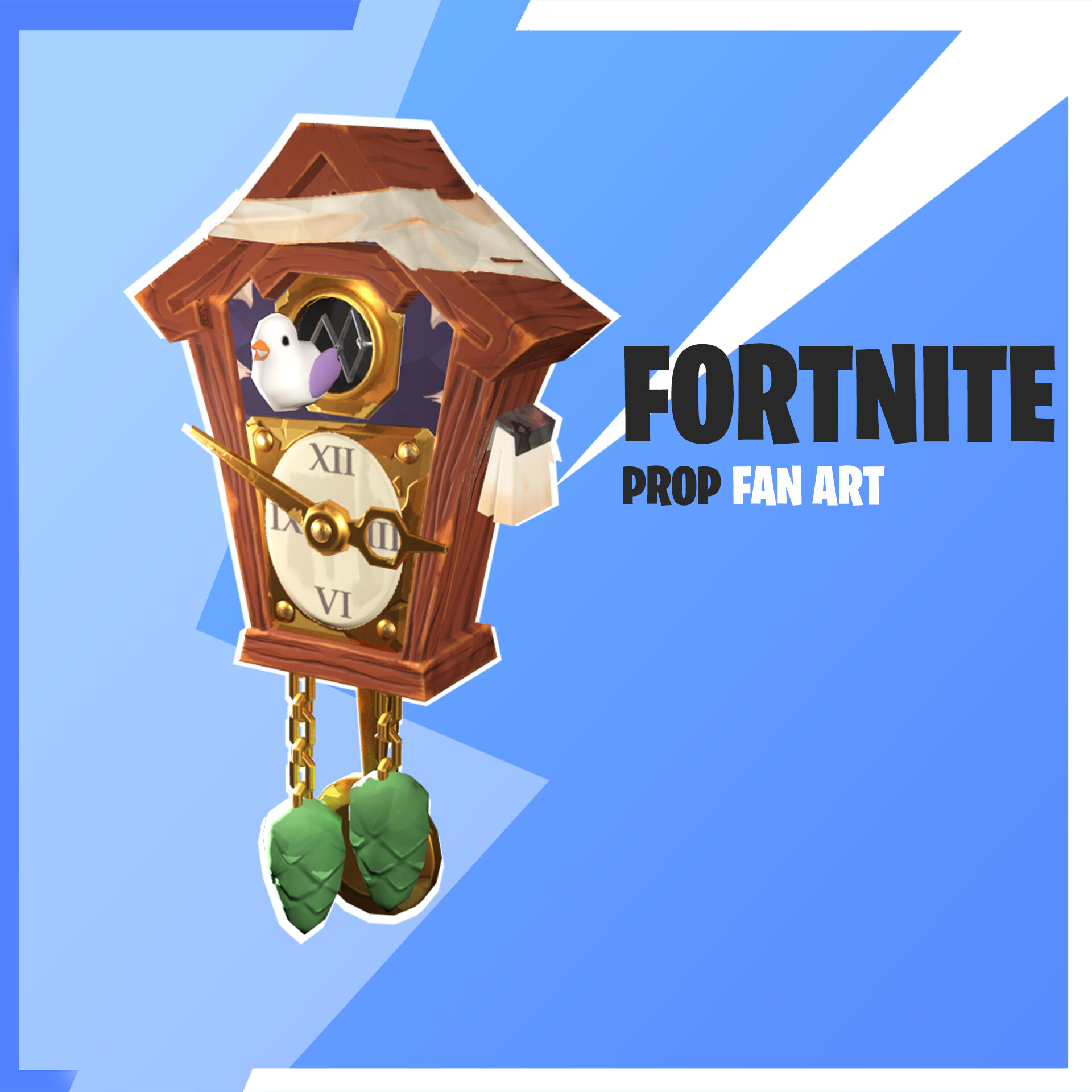 ArtStation Fortnite Clock Fan Art