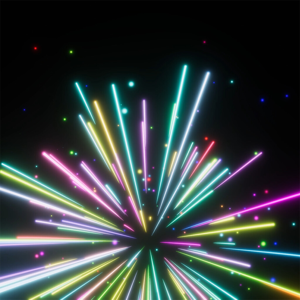 ArtStation - Game VFX - Stylized Colorful Blast
