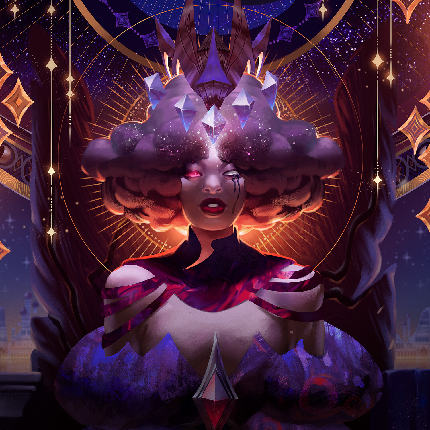 ArtStation - Dark Cosmic Camille - League of Legends fanart