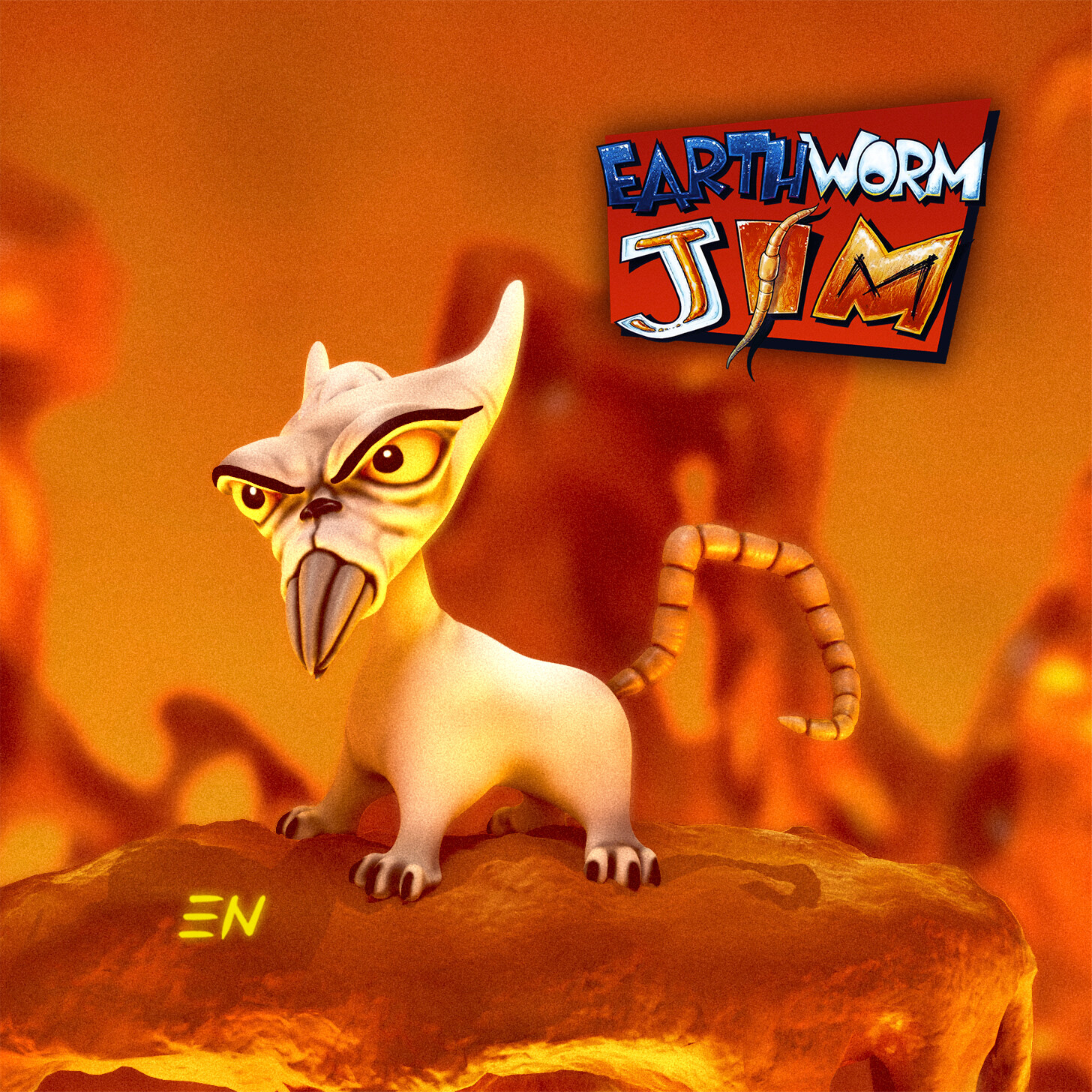 ArtStation "Evil The Cat" from Earthworm Jim