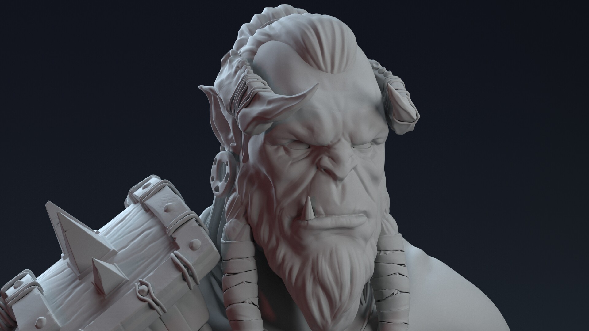 ArtStation - Orc from Snowlands for New3dge