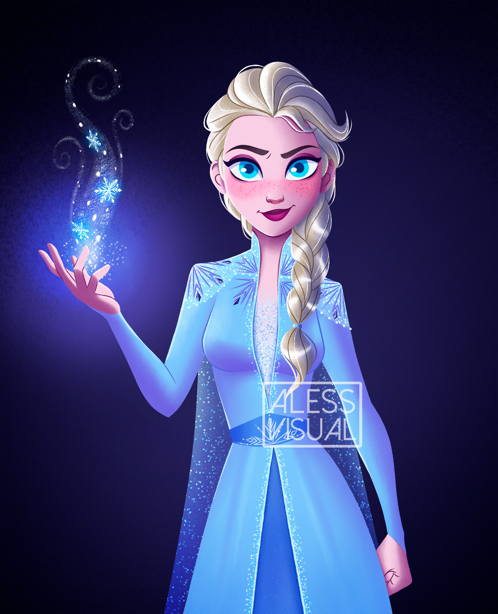 ArtStation - Elsa - Frozen