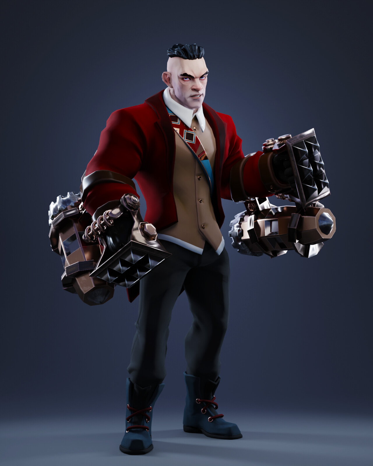 Deandre Steampunk Character 