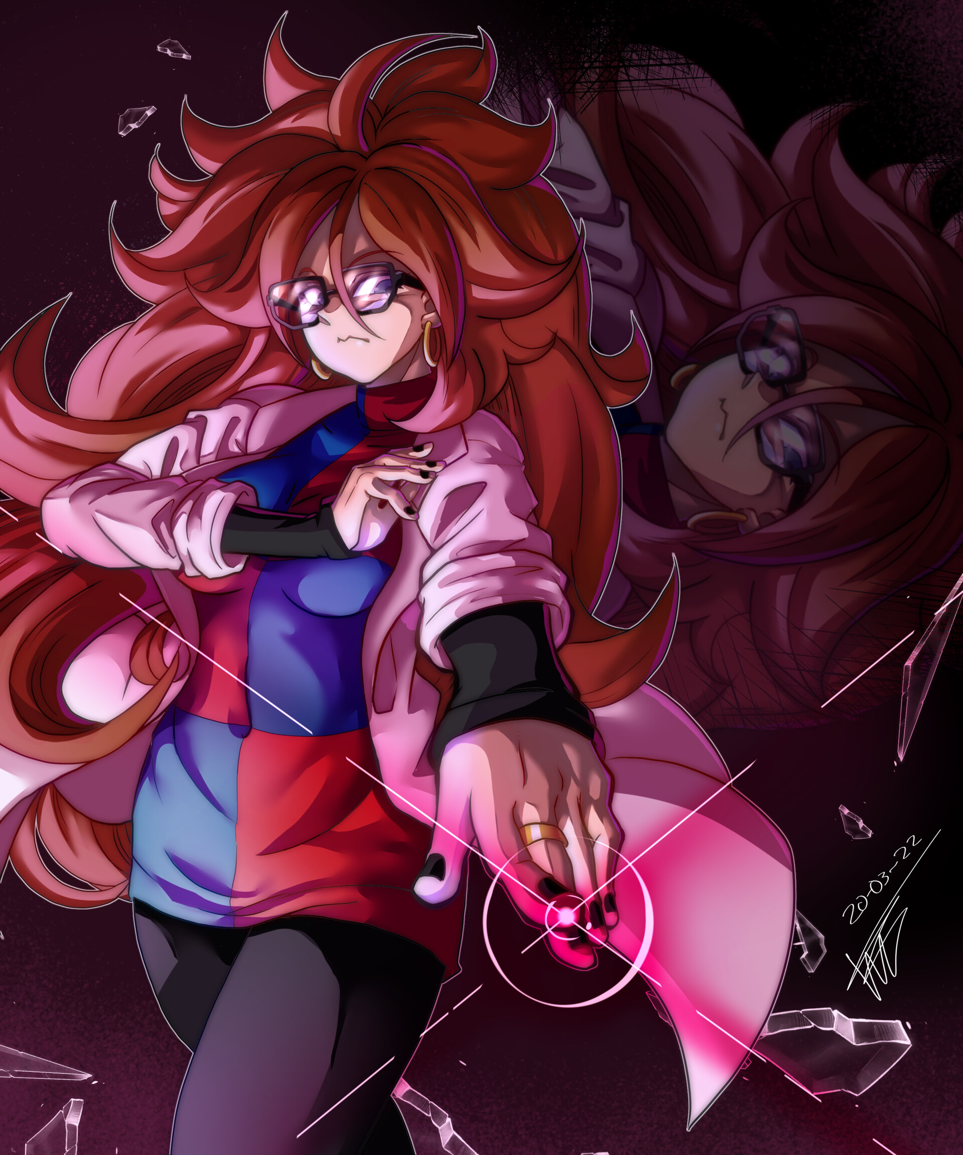 ArtStation - ANDROID 21 FROM DRAGON BALL FIGHTERZ