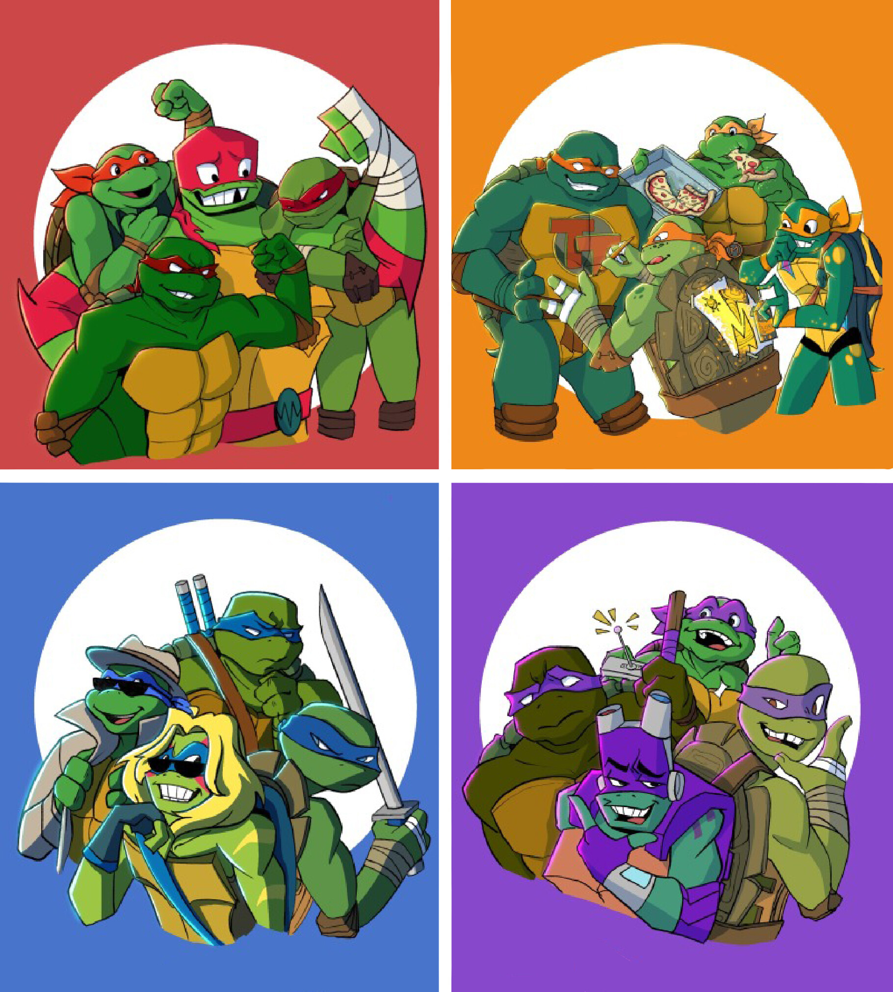 ArtStation - Tmnt - series versions